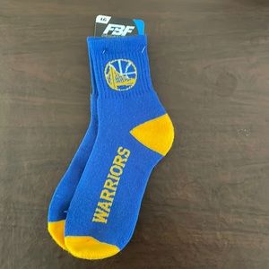 Golden State Warriors socks (Lg) - NWT
